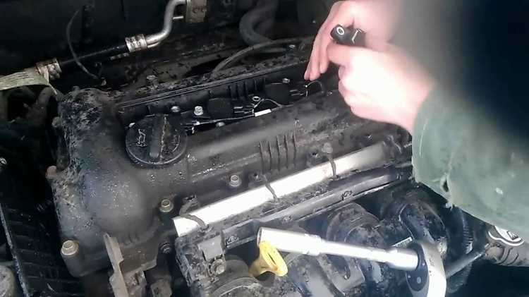 Снятие крышки блока двигателя на автомобиле